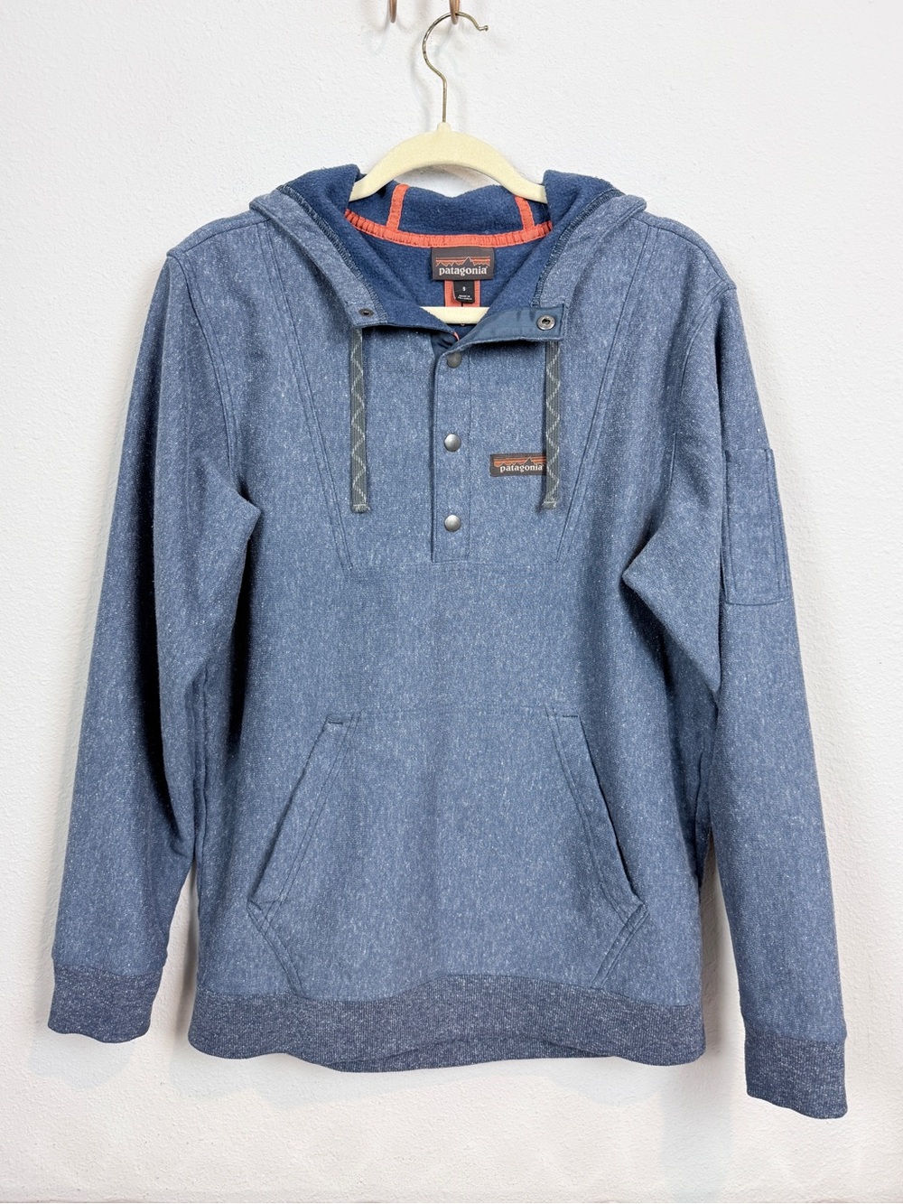 Patagonia Work Hoodie Blue Heather S